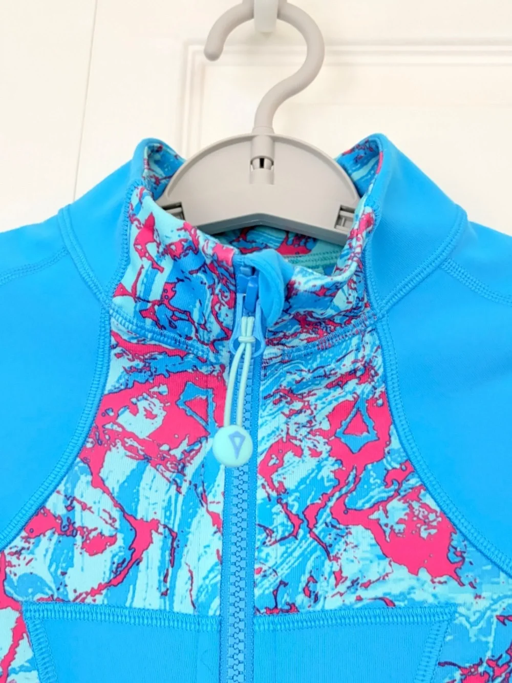 Ivivva Lululemon Perfect Your Practice Jacket Zip Up Turquoise Size 12